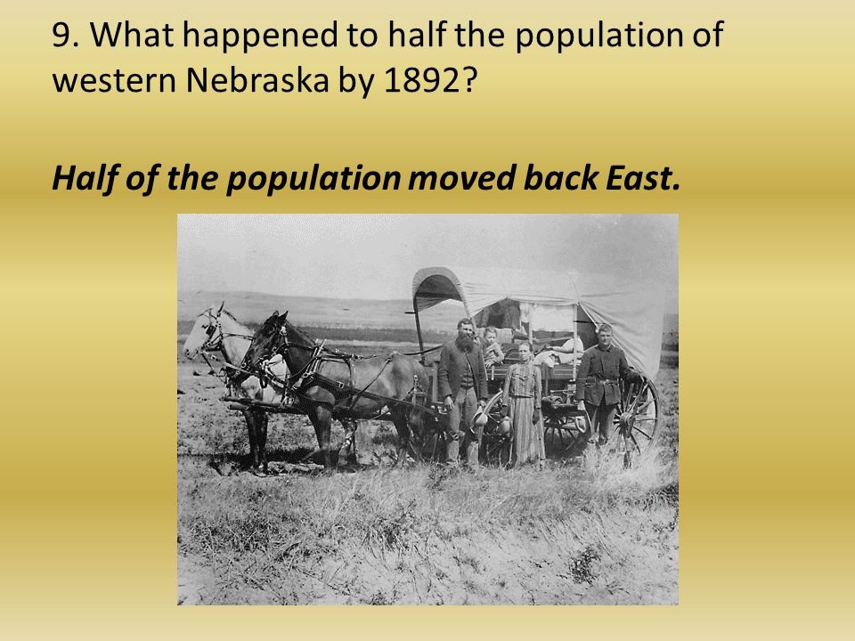 Mystery Revealed: What Happened To Half The Population Of Western Nebraska By 1892
